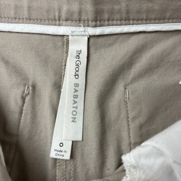 The Group Babaton Women's Size 0 Relaxed Fit Wide Leg Casual Pants Stretch Cargo - Picture 7 of 13